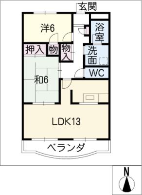 ドリームハイツルナの間取り