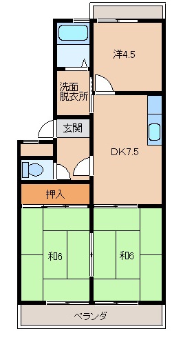 ヒルパレス四季の間取り