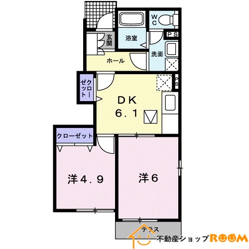 ポラリス弐番館の間取り