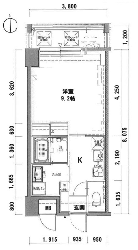 グラージュ春日丘の間取り