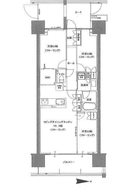 グランドメゾン品川シーサイドの杜の間取り