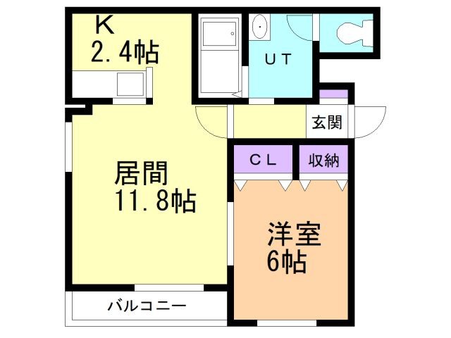 ジェルメ大手町２号棟の間取り