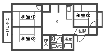 パレーシャルの間取り