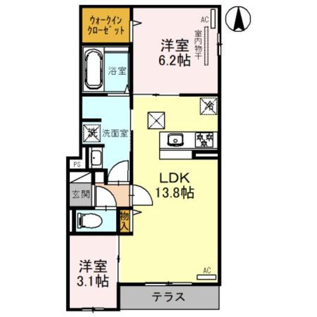 Clashist平野西Westの間取り