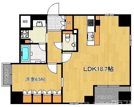 イーグルコート京都御池創苑の間取り