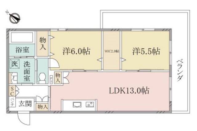 （シニア限定）へーベルＶｉｌｌａｇｅ東千葉～東千葉ヘーベルヴィレッジ～の間取り