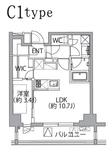 レスピール蓮根の間取り