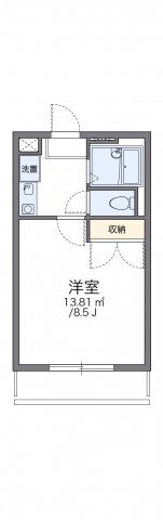 【大和市下鶴間のアパートの間取り】