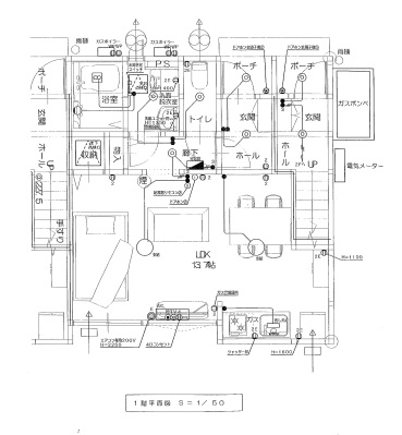 アビタシオン　1Fの間取り