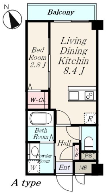 レジェンド紺屋町２の間取り