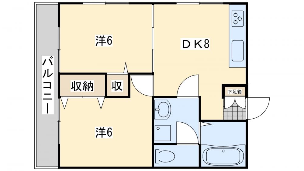 ウィンズヒル三ヶ森IIの間取り