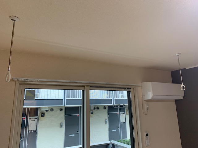 その他設備　エアコン・室内物干付