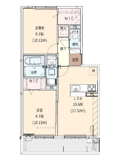 Ange Court（アンジュ コート）の間取り