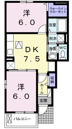 ブエナビスタIの間取り