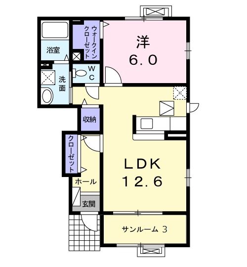 カンパーヌIIの間取り