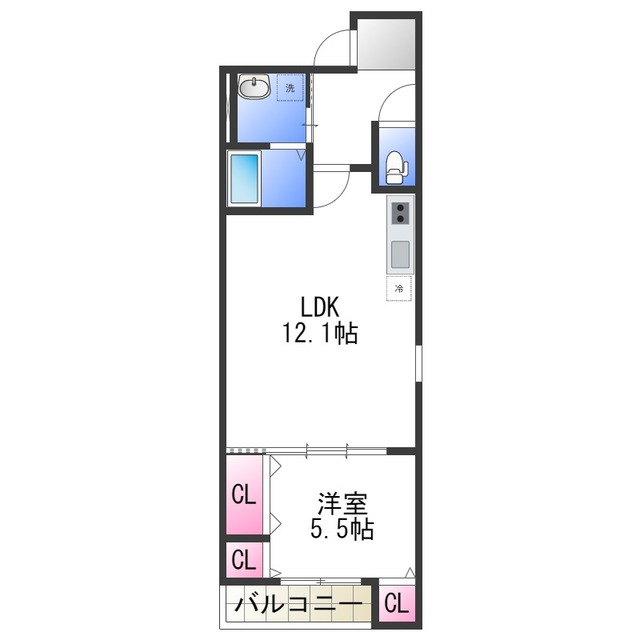 フジパレス富田林の間取り