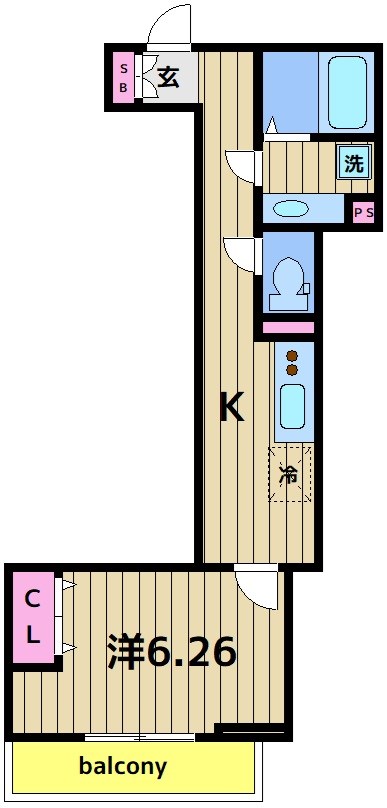 アヴァンス青井の間取り