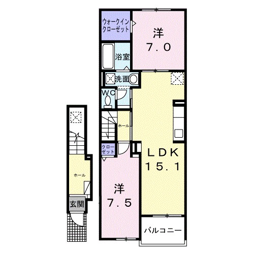 カームデイズの間取り