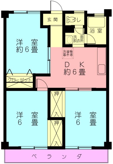 ヴィラみのり台の間取り