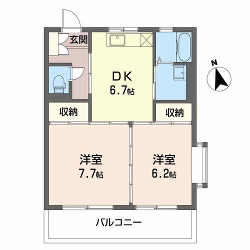 【駿東郡清水町伏見のマンションの間取り】