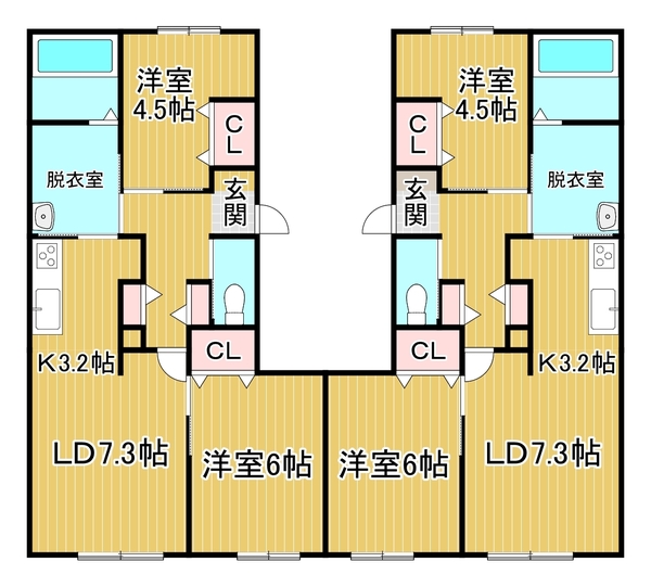 【ｅｌｂｏ（エルボ）の間取り】