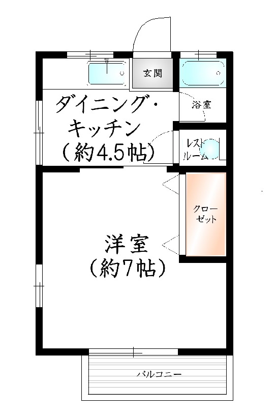 第5シティコート博多の間取り