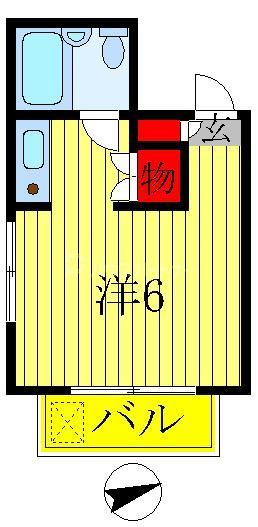 ジュネパレス柏第２３の間取り