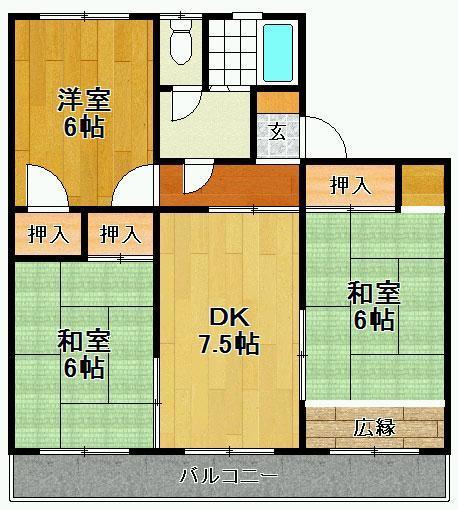 センチュリーハイアートの間取り