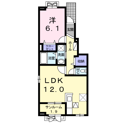サニーレジデンスXIIIの間取り