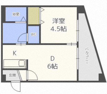 シティテラス南5条の間取り