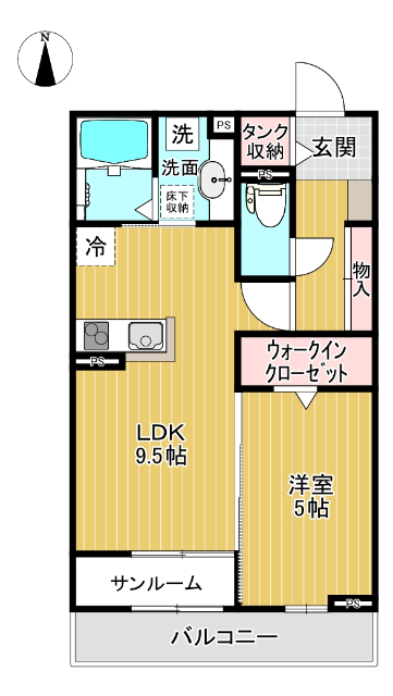 ミライエ・ルッソの間取り