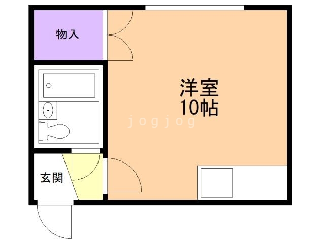 札幌市白石区菊水三条のマンションの間取り