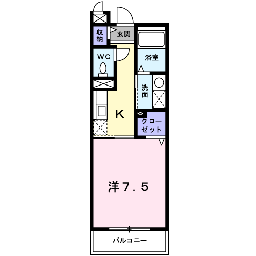 プラティークの間取り