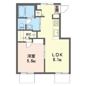 アパルトマン逆井の間取り