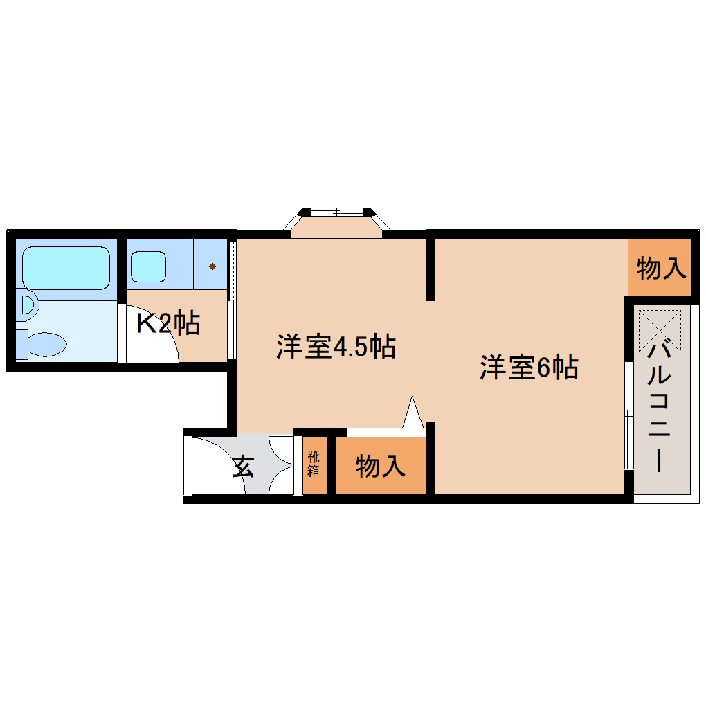 生駒市俵口町のマンションの間取り