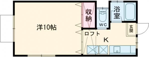 ヴェネッセＢの間取り