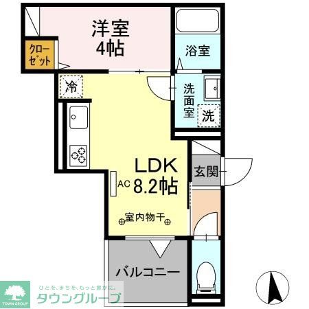 【D-room小倉の間取り】