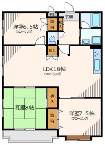 エレガント白糸台の間取り