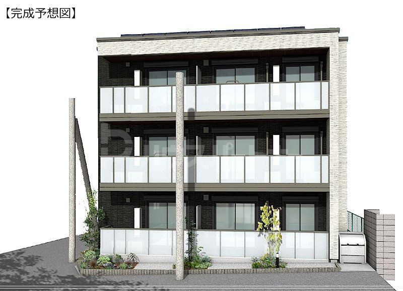 松戸市小根本のマンションの建物外観