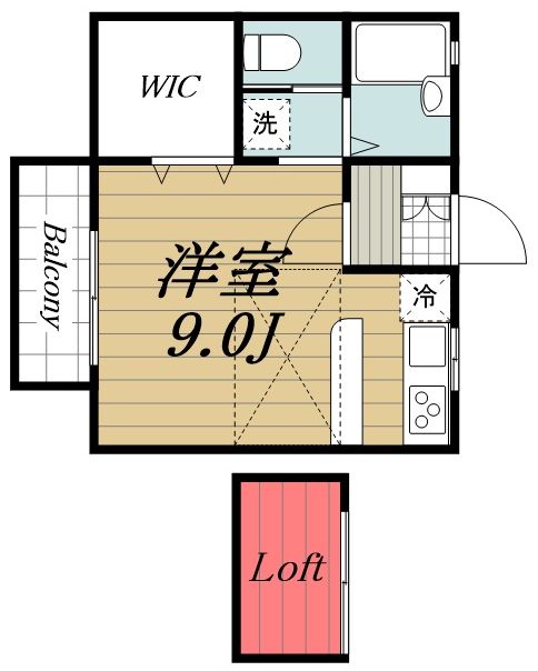 印西市泉のアパートの間取り