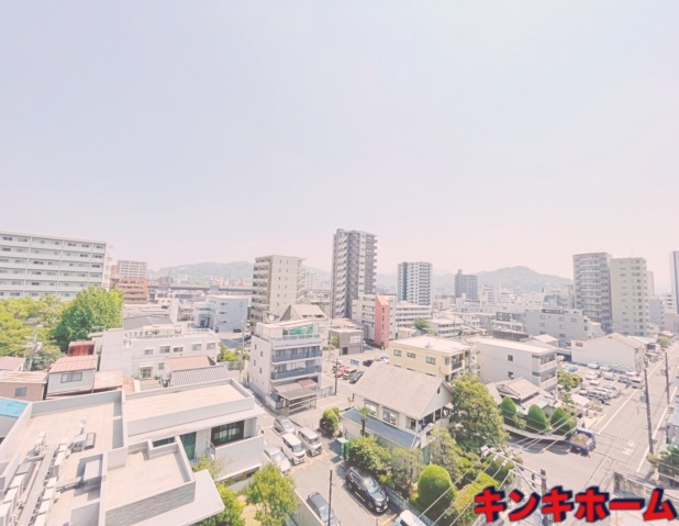 【広島市中区西白島町のマンションの眺望】