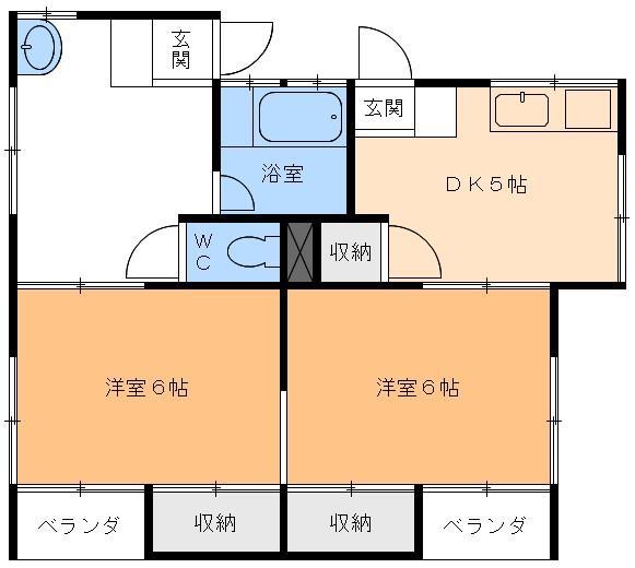 みどり荘の間取り