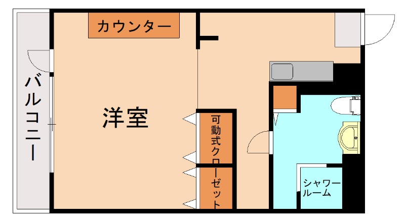 糸島市波多江駅北のマンションの間取り