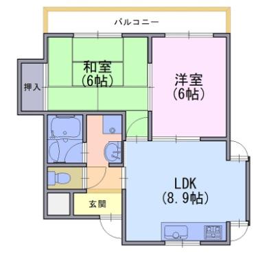 コンポステラ　1Fの間取り