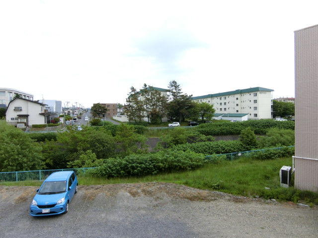 【函館市田家町のアパートの眺望】