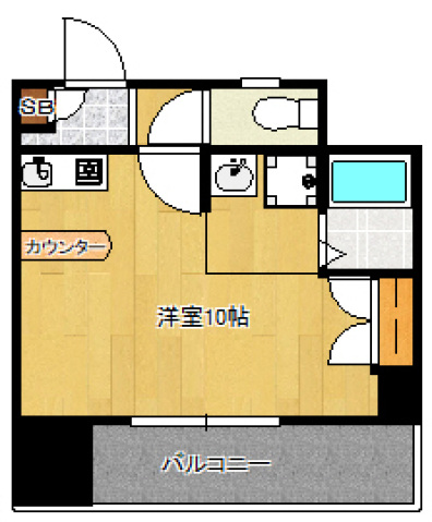 オリエンタル小倉南弐番館の間取り