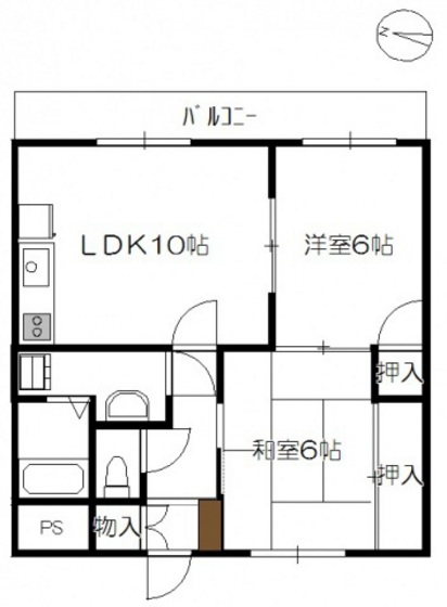 ピロティヒロの間取り