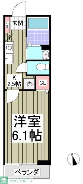 横浜市瀬谷区瀬谷のアパートの間取り