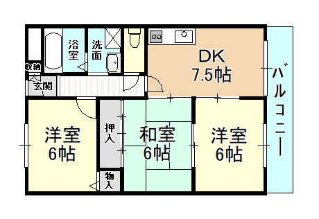 パレエレガンスの間取り