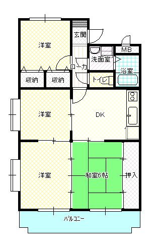 ユーミーＳＡＫＡＥの間取り